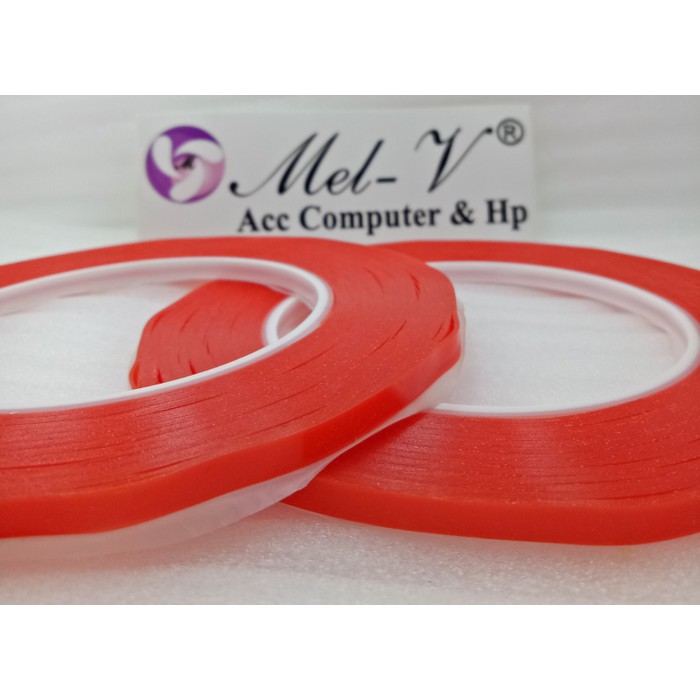 

Double Tape Merah 5mm Double Tape Busa 0 5mm Lem Lcd Touchscreen