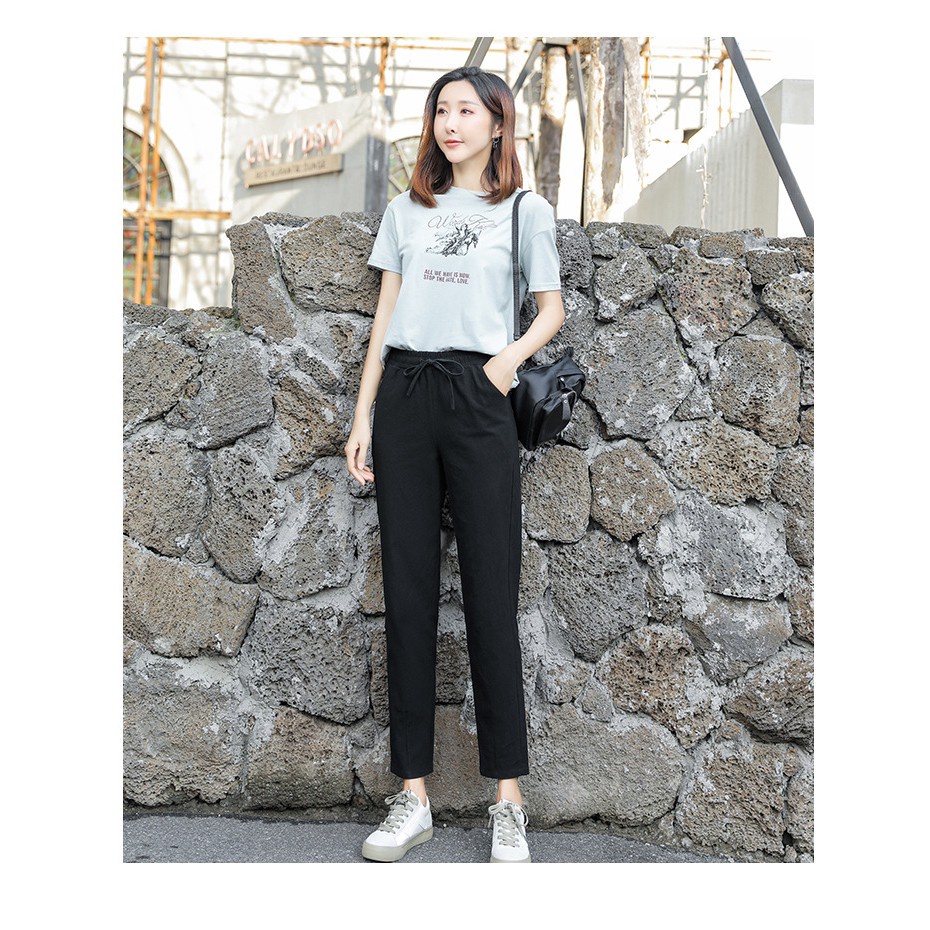 Celana Panjang Wanita - Celana Wanita Highwaist Trousers - Korean Long Pants