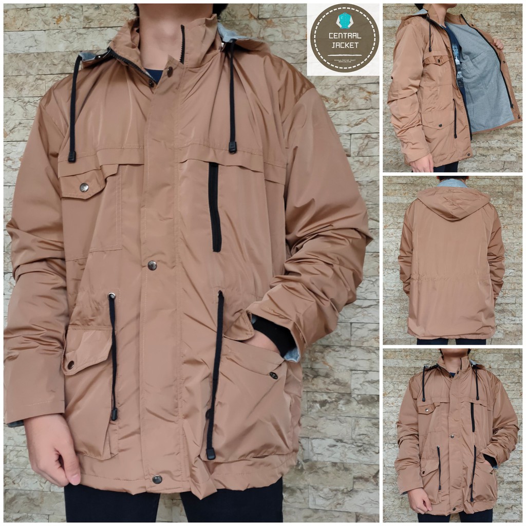 JAKET PARKA PRIA TASLAN WATERPROOF - JAKET PRIA PARKA OUTDOOR TASLAN MAYER PREMIUM