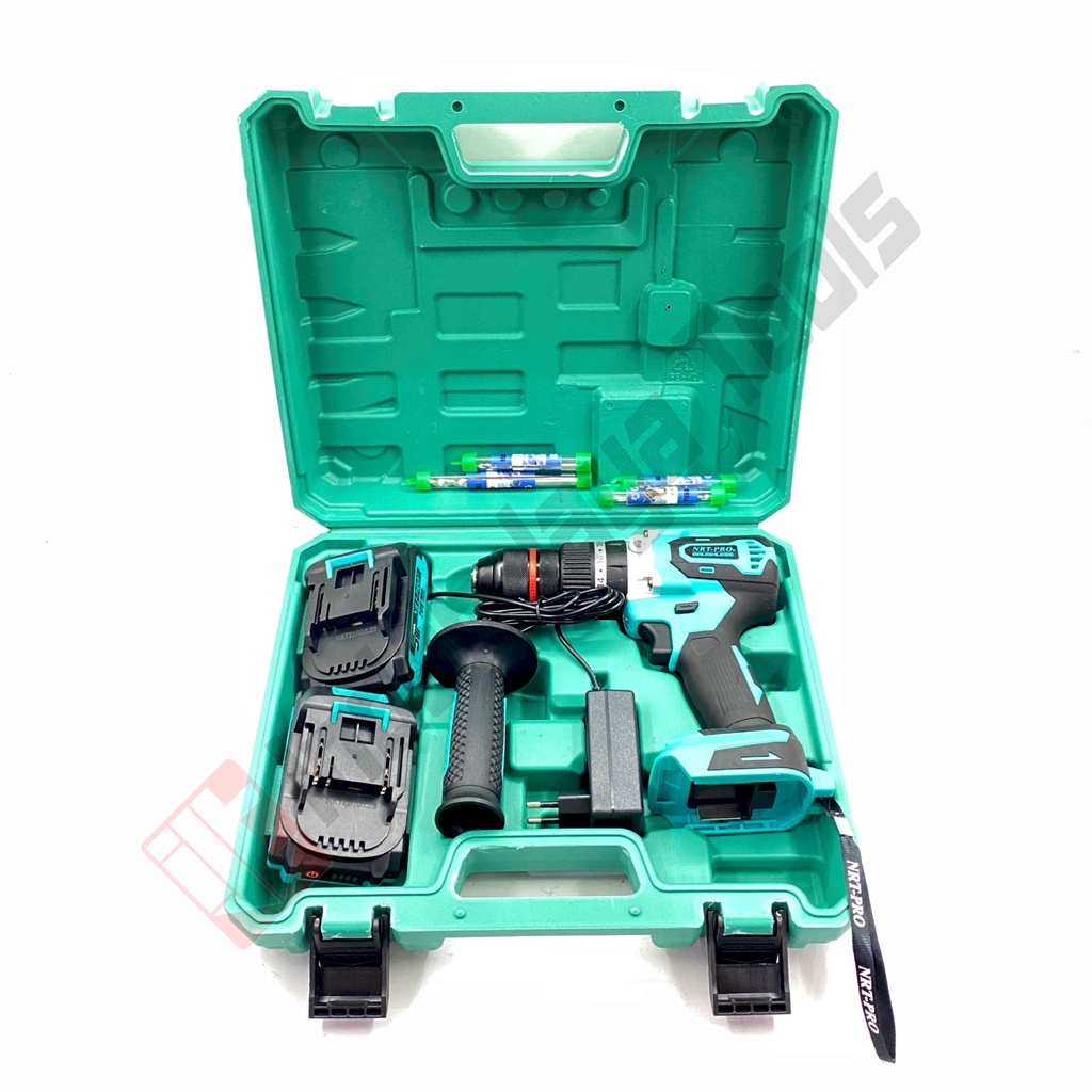 NRT-PRO DC-743 SET Cordless Impact Drill 20V Bor Baterai BRUSHLESS