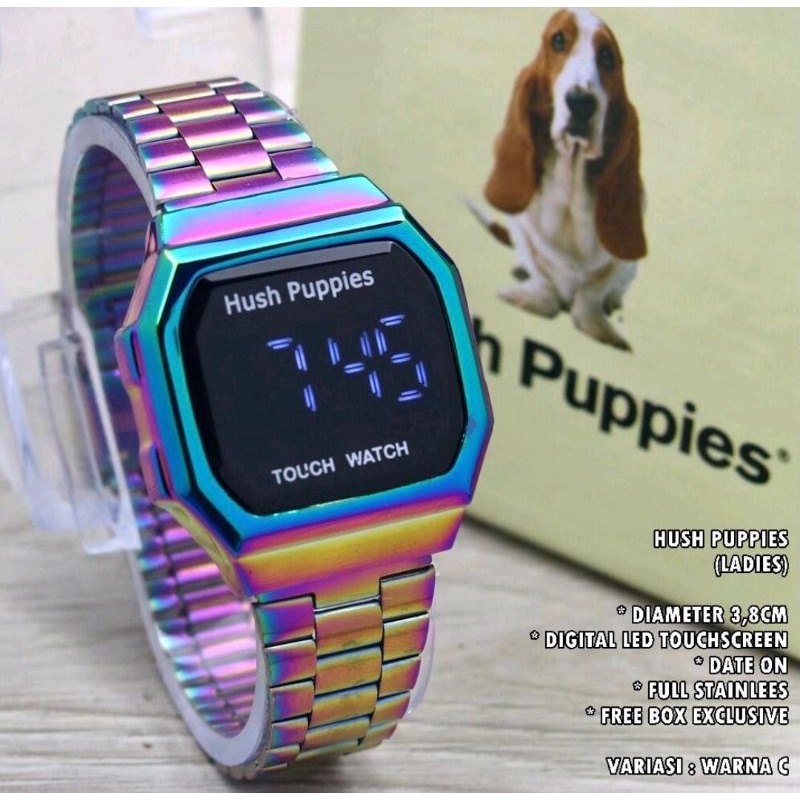 Jam Tangan Hush Puppies Layar Sentuh Terlaris Jam Tangan Pria Wanita Outdoor Fashion Bussiness