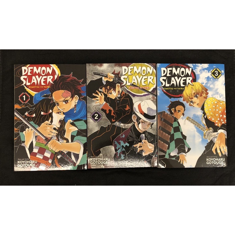 Demon Slayer Manga / Komik ORI (Vol. 1, 2, 3) || Versi Inggris