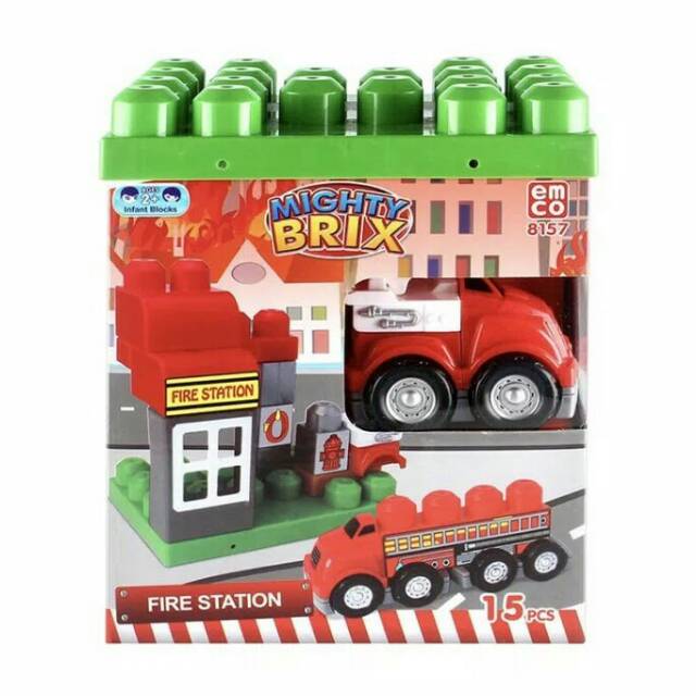 Emco mighty brix fire station