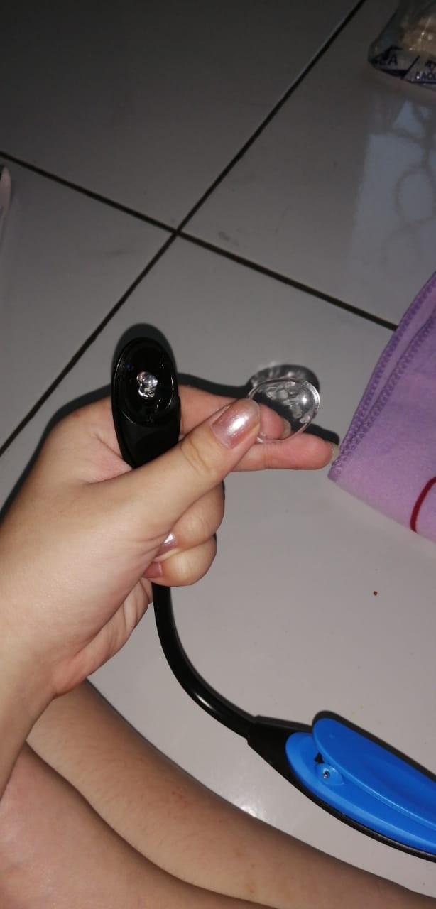 [bayar Di Tempat]flexible Double Led Book Reading Light Clip Arm Table Lamp Study Desk Light