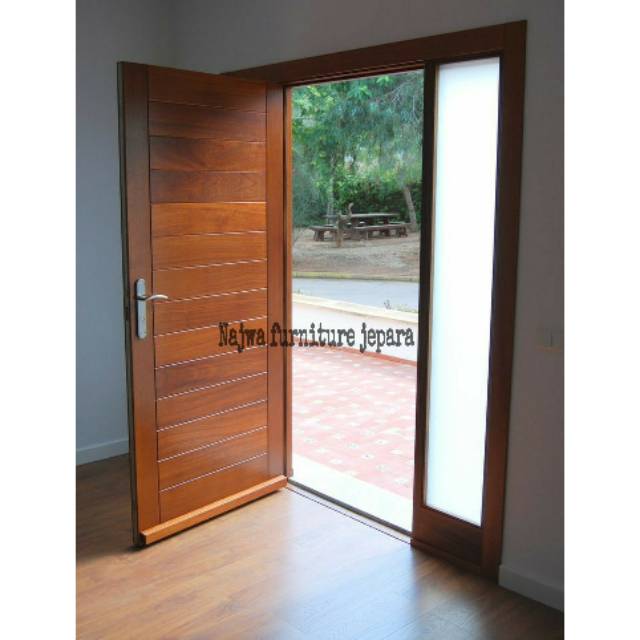 PINTU JATI PINTU RUMAH MODERN PINTU MINIMALIS