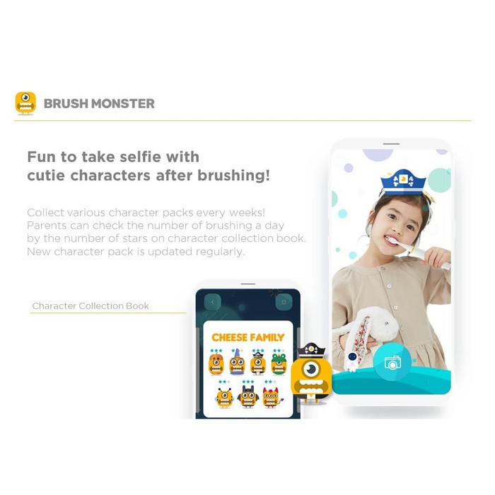 Brush Monster Kids AR Toothbrush Sikat Gigi Anak Elektrik Otomatis