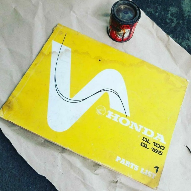 part list honda gl100 part list honda gl125