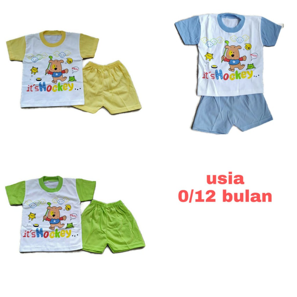  kg4 Setelan Baju Bayi  Tangan  Pendek Oblong Shopee Indonesia