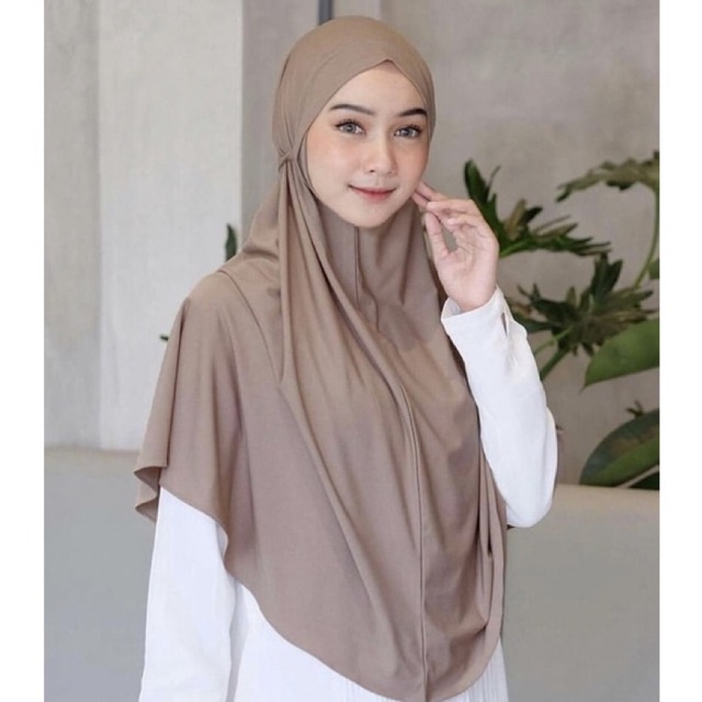 JILBAB BERGO JERSEY TALI PREMIUM HAWA SYARI
