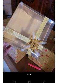 

☆ Kotak Hantaran Seserahan Mika Tempat Kue warna gold ☋