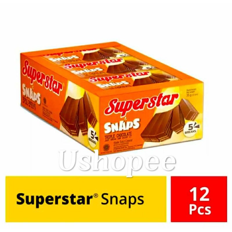 

Superstar snap wafer 12 sachet @28 gram