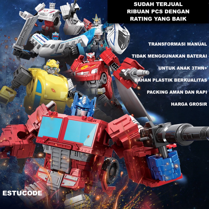 Transformers Deformation Mainan Robot