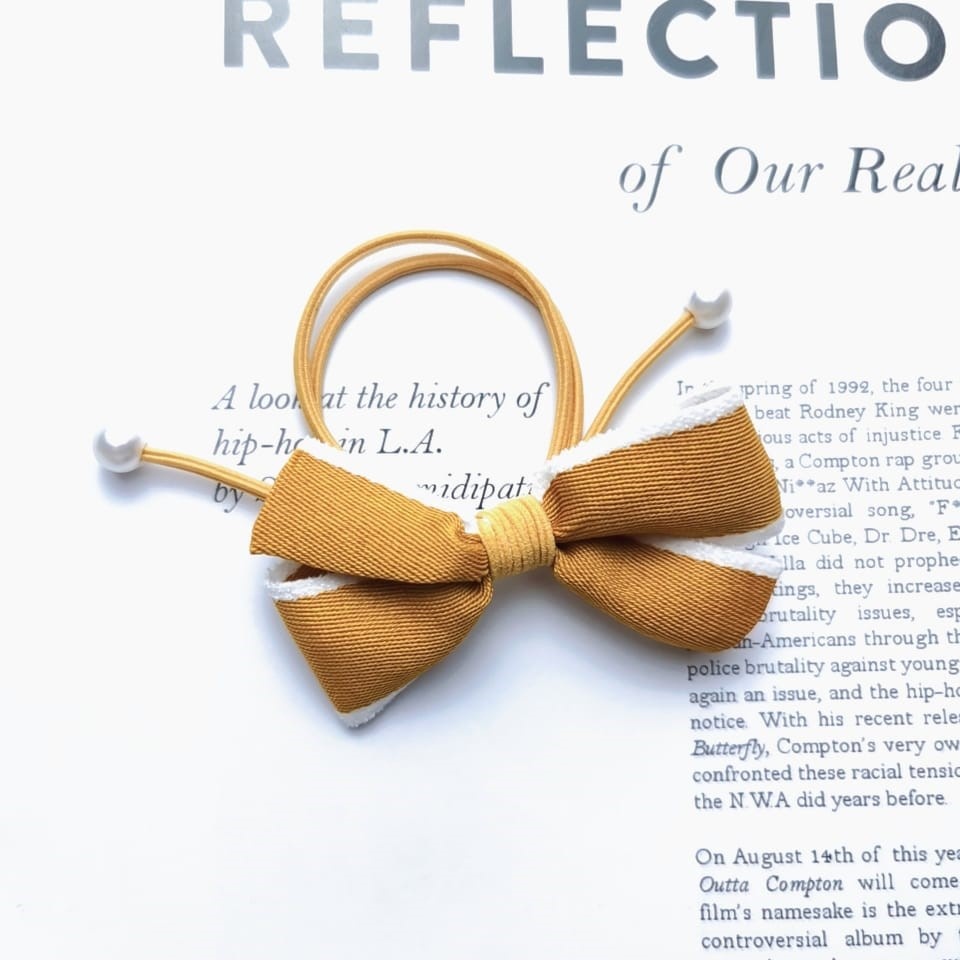 COD - F5129 Ikat Rambut Pita Fashion Korea / Ikat Rambut Fashion Wanita / Ribbon Hair Tie / Kuncir Rambut-8