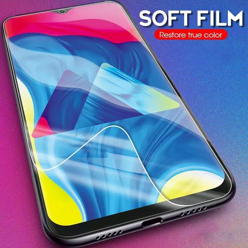 SAMSUNG M30S M30 M20 M10 ANTI GORES HYDROGEL DEPAN CLEAR BENING PLASTIK FRONT JELL SCREEN GUARD PELINDUNG LAYAR