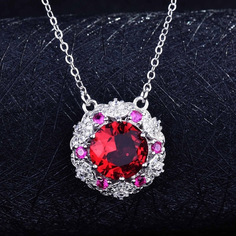 Luxury Fashion Ruby Simple All-Match Necklace
