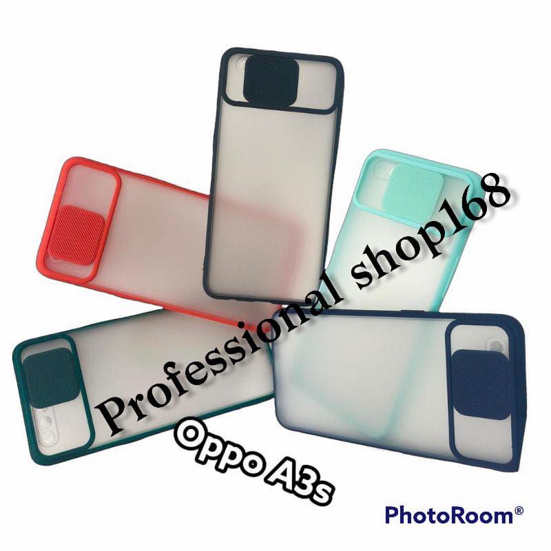 PS - OPPO A3S / REALME C1 / A5 CASE SLIDE CAMERA PROTECTOR SLIDING COVER PELINDUNG KAMERA SILIDING G