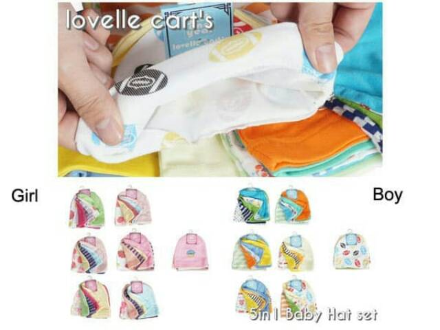 Topi cater's love &amp; cater's honey 5in1 termurah!!!! NEWBORN BUAT BABY BARU LAHIR