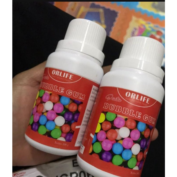 

Perisa pasta red bubble gum atau permen karet merah orlife 100 gram / permen karet 100 gram / orlife