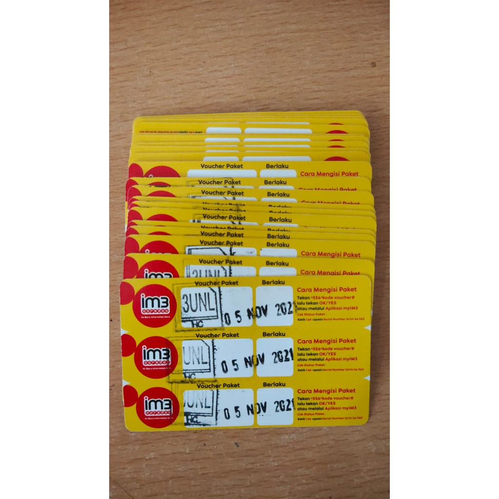 Voucher Indosat 3 Unlimited