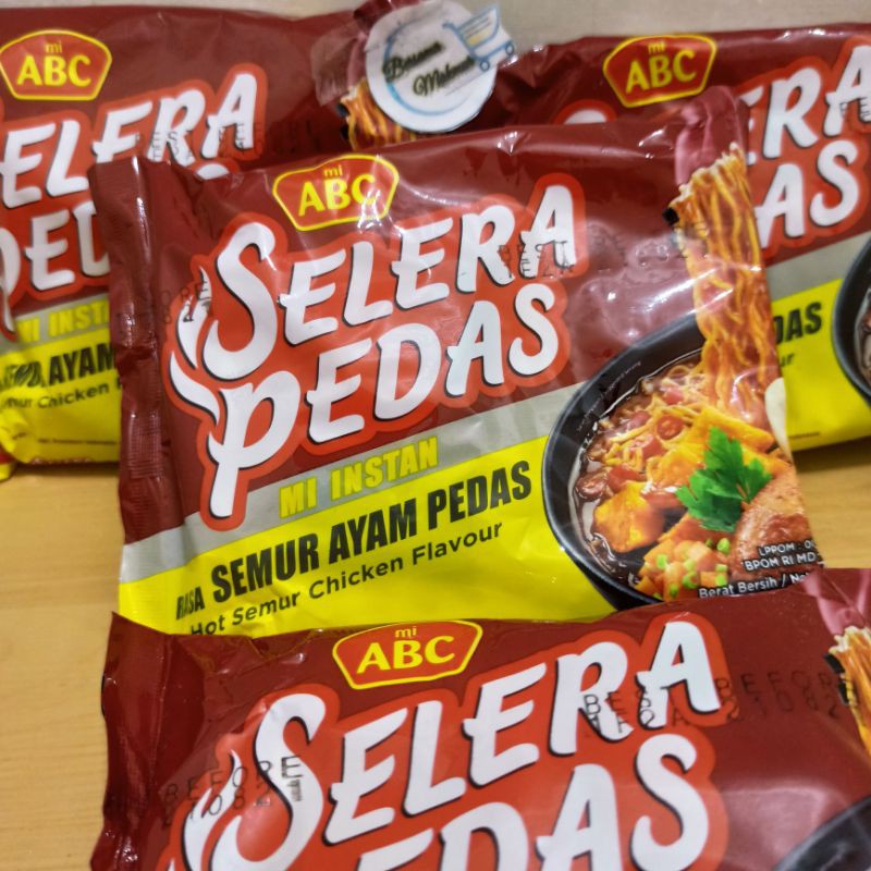 Jual Mie Abc Selera Pedas Rasa Semur Ayam Pedas 70g X 10 Bks Shopee