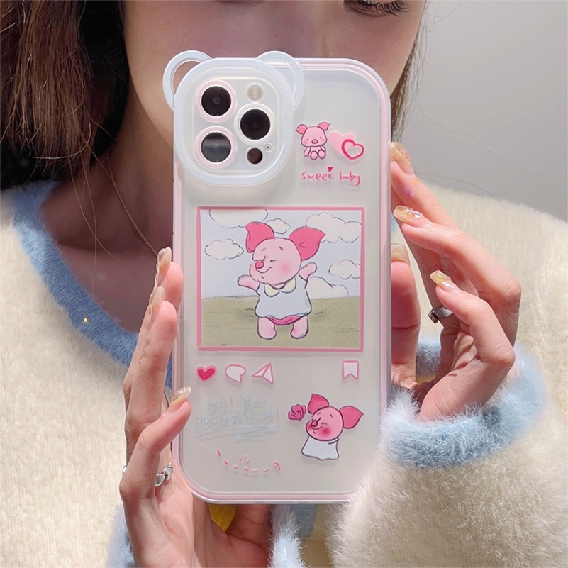 Soft Case Pelindung Lensa Bahan TPU Untuk iPhone 13 12 11 Pro Max X Xr Xs Max SE 2020 8 7 6 6s Plus