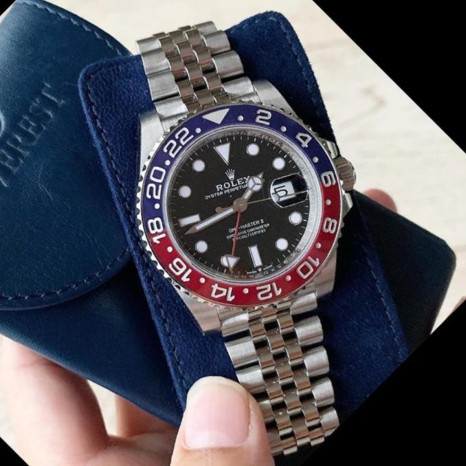 Jam Tangan Pria Rolex Gmt Master Ii Pepsi Jubilee 40Mm Premium Tokobaruandry74
