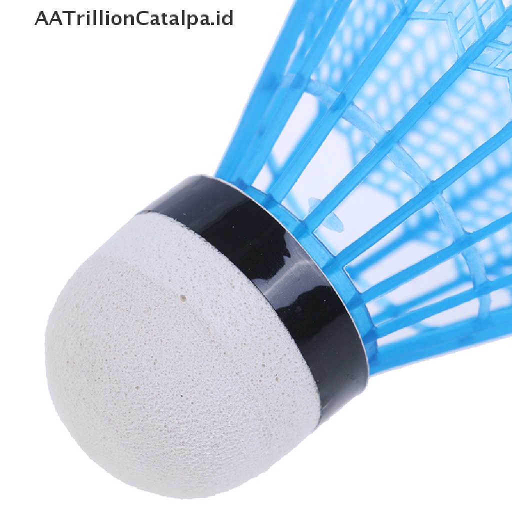 Aatrillioncatalpa 12pcs Kok Badminton Bahan Plastik Warnawarni Untuk Latihan