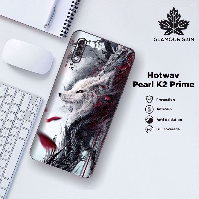 *(Dapat2PCS)* HOTWAV PEARL K2 PRIME Garskin Case/Stiker Protector Motif WOLF