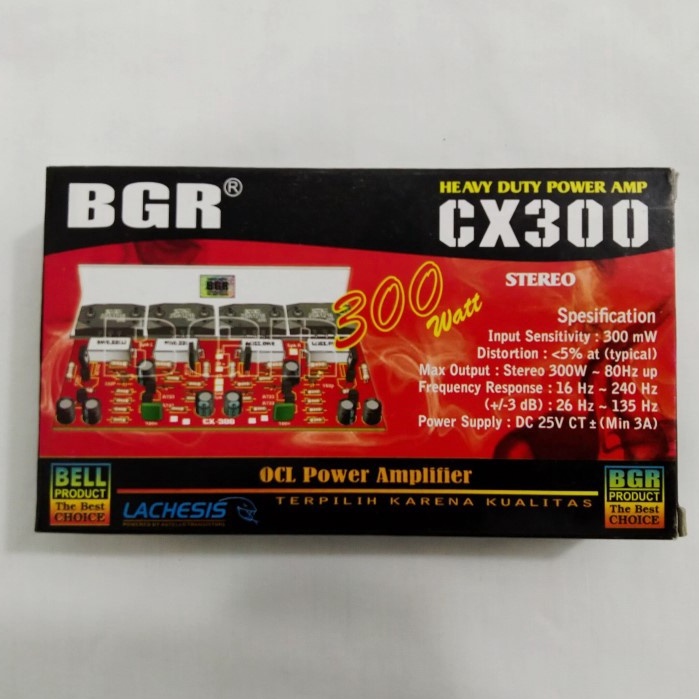 KIT POWER AMPLIFIER OCL BGR CX300