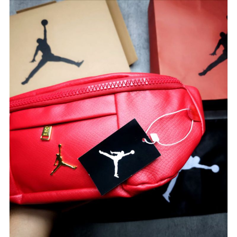 air jordan waist bag red