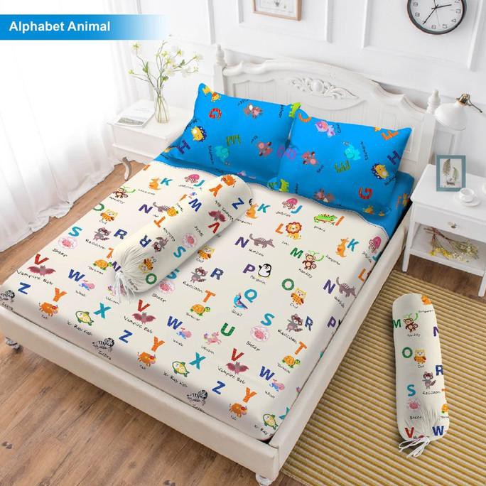 Sprei VITO 180x200 king No 1 Alphabet Animal
