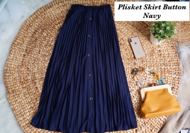 ROK PLISKET KANCING / PLEATED SKIRT