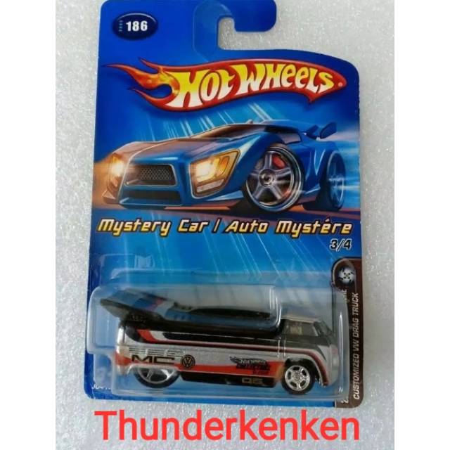Hot Wheels Mystery Customized Car VW Drag Truck