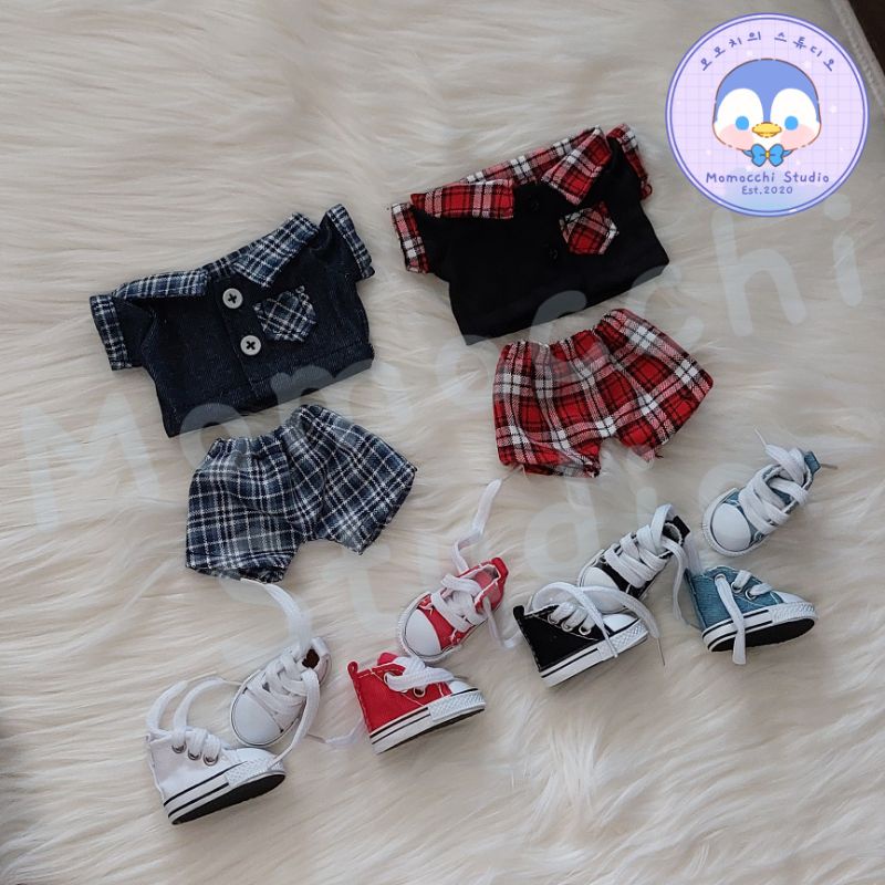 Baju Boneka KPop doll skzoo clothes sepatu boneka 20cm