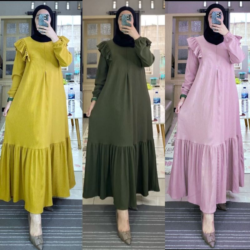 Gamis terbaru wanita muslim irina dress