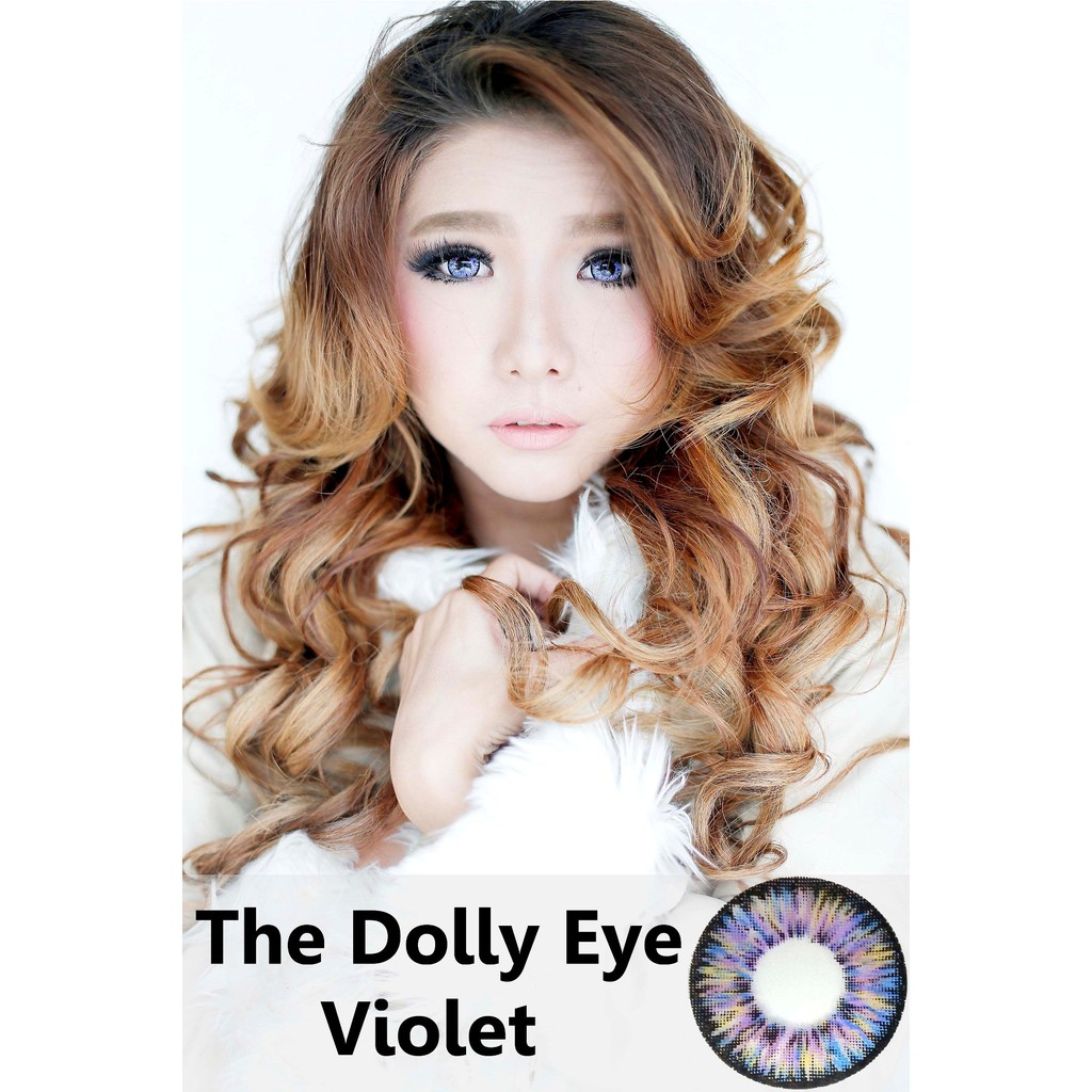 Softlens Dolly Eye Glamour 22.8mm King Size Soft Lens Big Eyes Minus Murah Original Import Korea