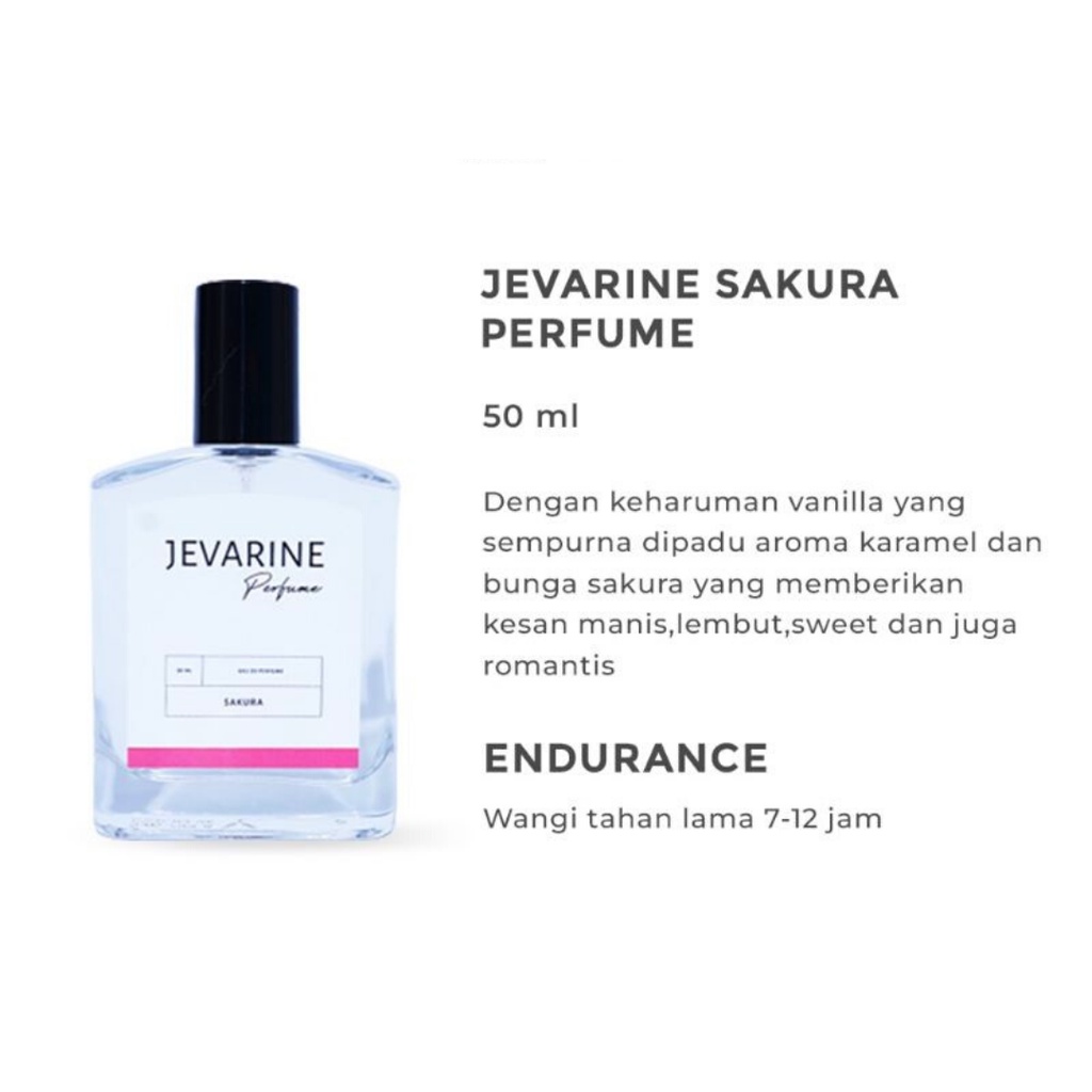 Jevarine Parfum Couple / Minyak Wangi Jevarine / Jevarine Sakura &amp; Sahara Parfum couple 50ml ORIGINAL