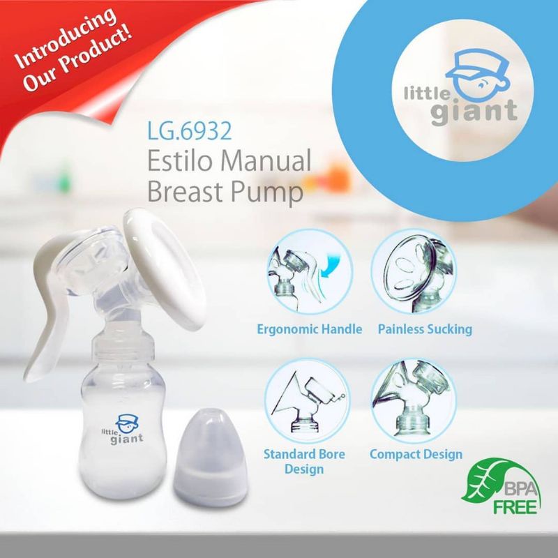 Pompa Asi Manual Little Giant Estilo Breast Pump LG.6932