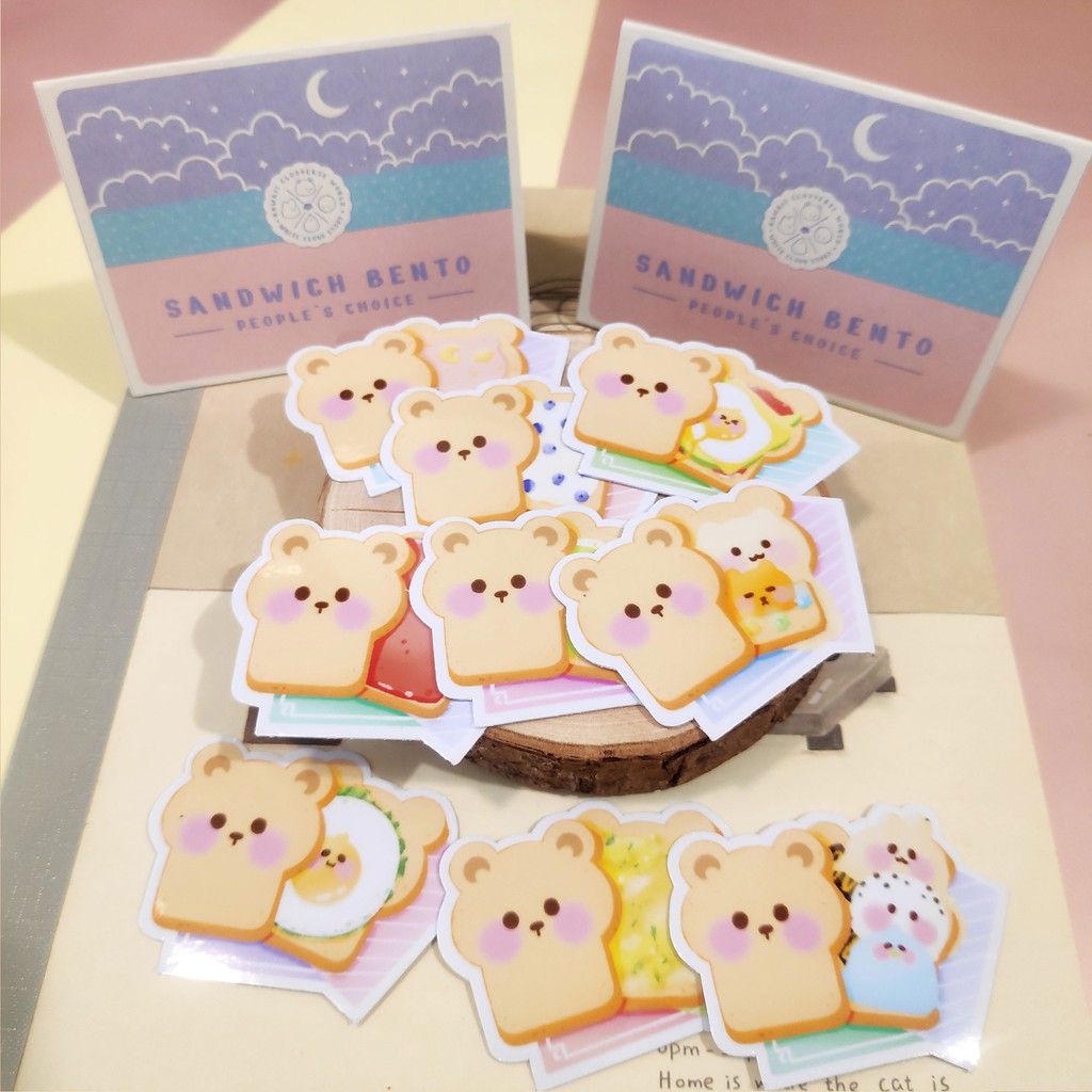 

Sandwich Bento Box - People's Choice Vynil Sticker Pack Set
