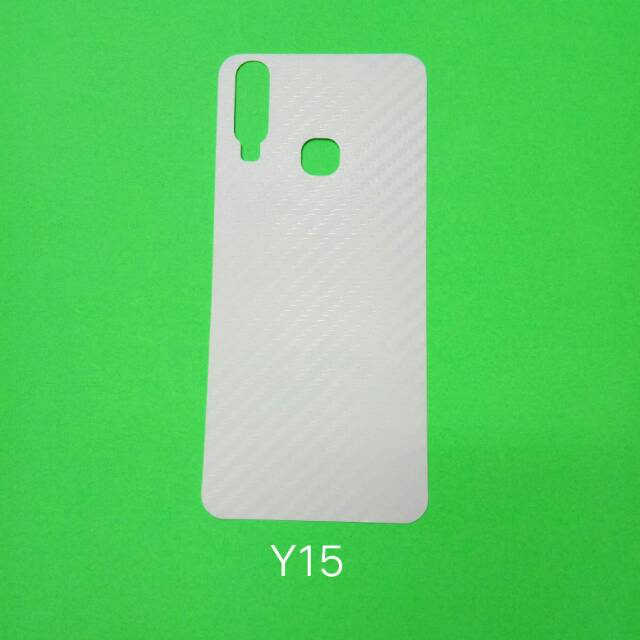 Anti Gores Carbon Vivo Y15 Skin Carbon Vivo Y15 Garskin Vivo Y15