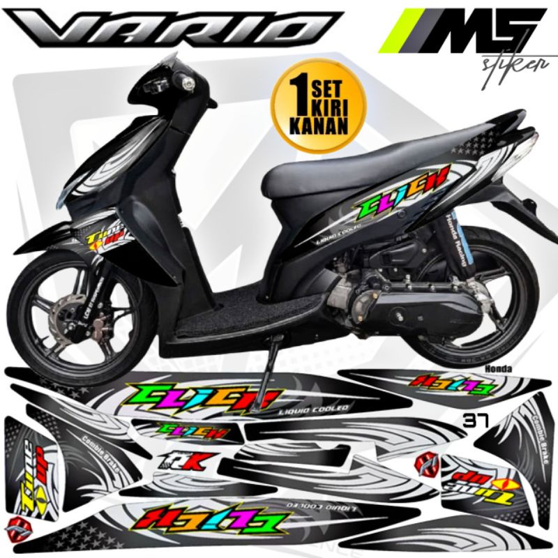 Decal Sticker Striping Variasi Vario 110 Old 2006-2013 /Vario 110 Lama /Vario 110 Karbu /Vario 110 C