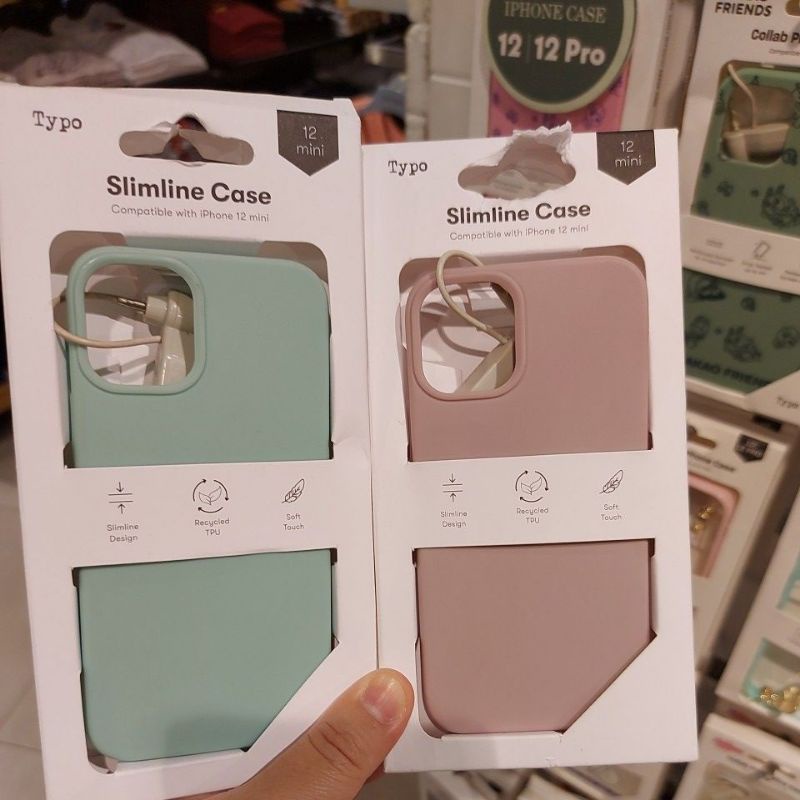 NEW TYPO SOFT CASE IPHONE 12MINI