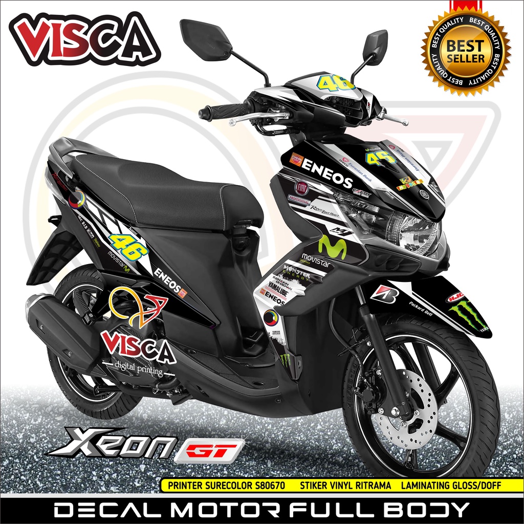 Decal Xeon Gt 125 - Dekal Xeon Gt - Decal Xeon Gt 125 Full body Rossi