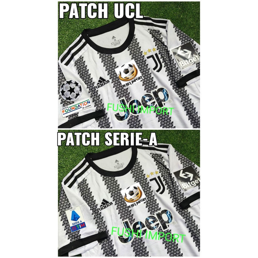 Jersey Baju Bola Juventus Home Full Patch 2022 2023 Grade Ori