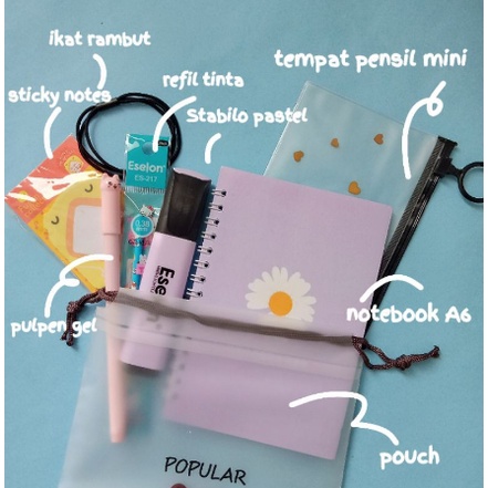 

PAKET ALAT TULIS 8IN1 / STATIONERY SET FANCY / ALAT TULIS SET / STATIONERY SET