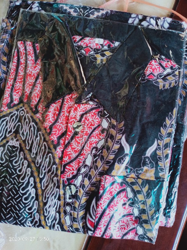 Baju Batik Couple Keluarga Motif Madu Merah Original Bisa Pisah Batik Anak