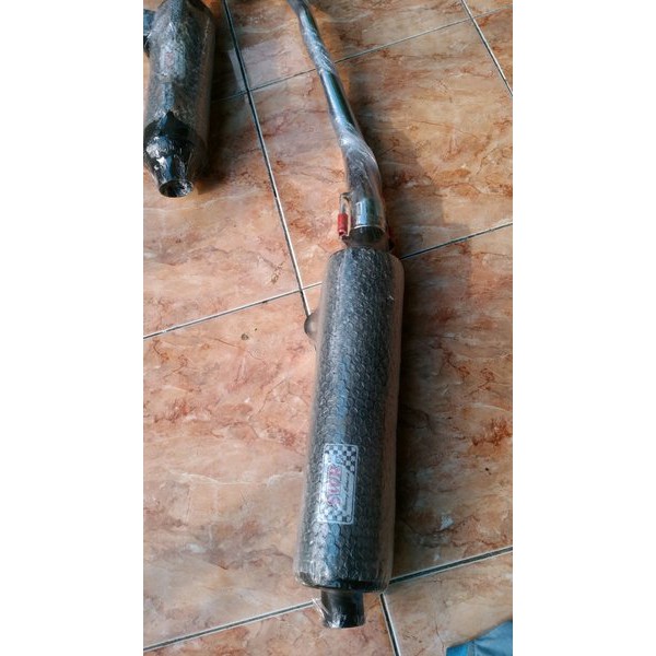 Knalpot tsukigi bobokan all bebek supra x125 karisma 125