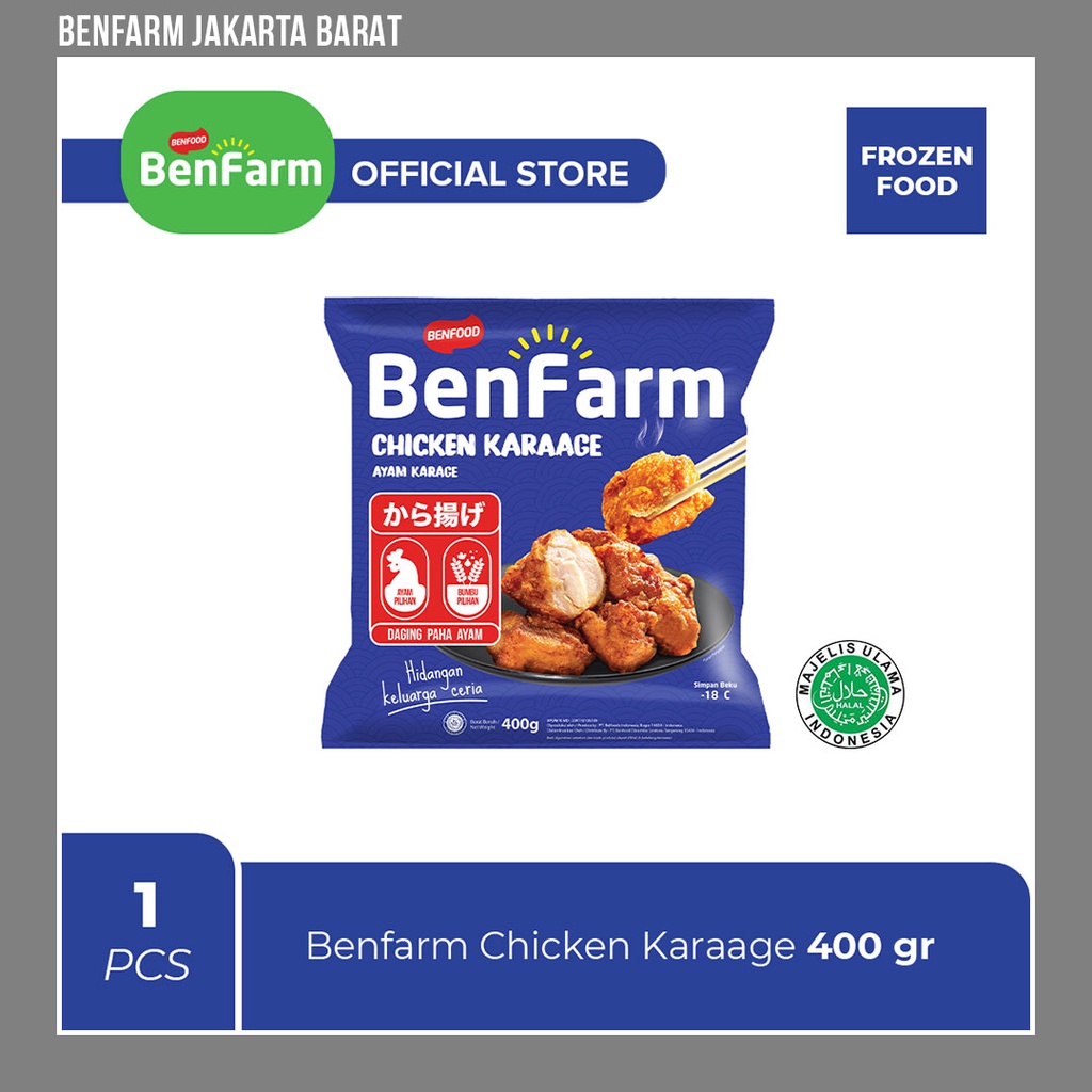 

Benfarm Chicken Karaage 400 gr