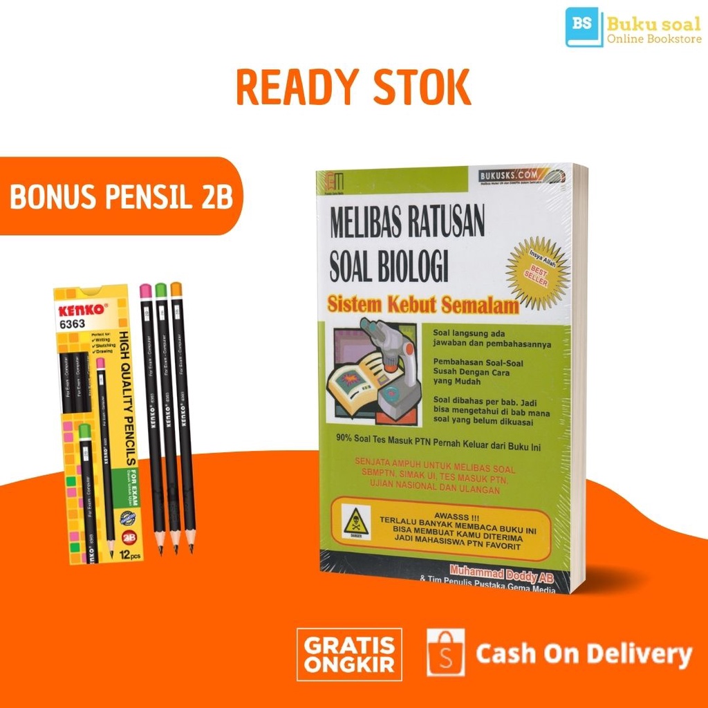 BUKU SMA / SMART POCKET MATEMATIKA, FISIKA, BIOLOGI, KIMIA SMA / BUKU SOAL SMA-sks biologi