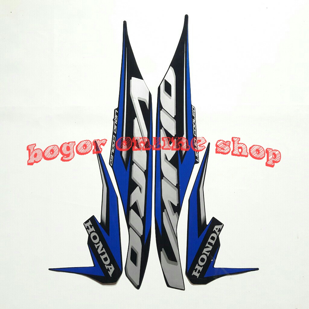 Jual Stiker Striping Vario 125 2020 Full hitam-biru | Shopee Indonesia